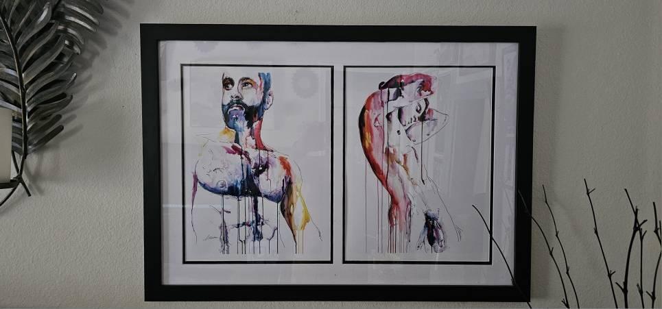 Already Decided art print by Brenden Sanborn hanging in a collector's home
