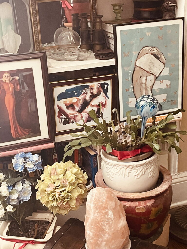 I Am at the Mercy of Your Love art print by Brenden Sanborn hanging in a collector's home